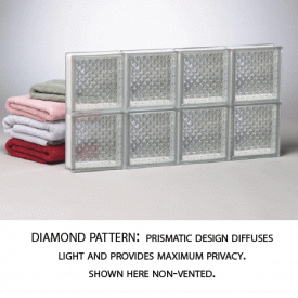 Diamond Glass Block Pattern