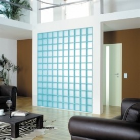 Glass Block Living Room